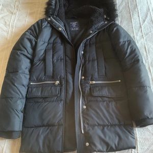 Abercrombie and Fitch women black coat